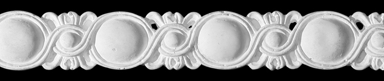 Plaster Ornament / Egg & Dart DC801-10A