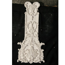 Side View image of Plaster Ornament / Center DC814-07A