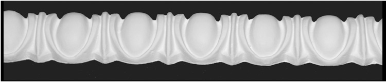 Plaster Ornament / Egg & Dart DC801-14A