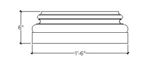 2D View image of Plaster Base / 306-208A