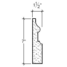 Side View image of Plaster Panel – DC307-135