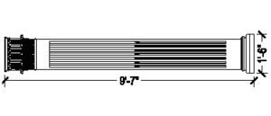 2D View image of Wall Pilaster, Capital and base DC4004