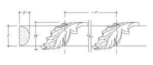 2D View image of Plaster Panel – DC401-026