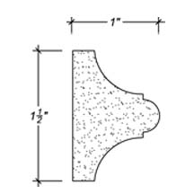 Side View image of Plaster Panel – DC401-077