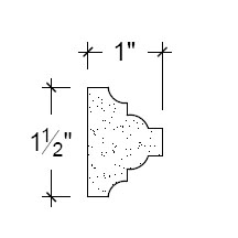 Side View image of Plaster Panel – DC401-084b