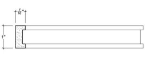 2D View image of Plaster Panel – DC401-091