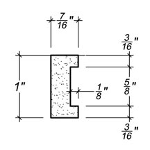 Side View image of Plaster Panel – DC401-091