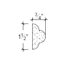 Side View image of Plaster Panel – DC401-092B