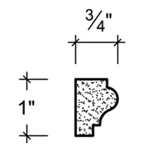 Side View image of Plaster Panel – DC401-093