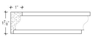 2D View image of Plaster Panel – DC401-094D