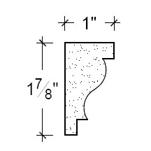 Side View image of Plaster Panel – DC401-094D