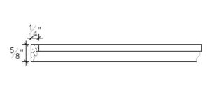 2D View of Plaster Panel – DC401-109 2D View image of Plaster Panel – DC401-109