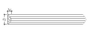 2D View image of Plaster Panel – DC401-112