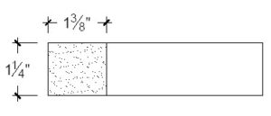 2D View image of Plaster Panel – DC401-165A