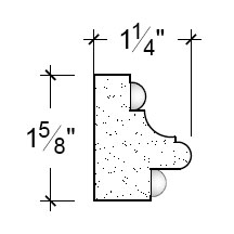 Side View image of Plaster Corner Panel – 401-245B