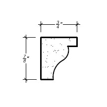 Side View image of Plaster Panel – DC401-257
