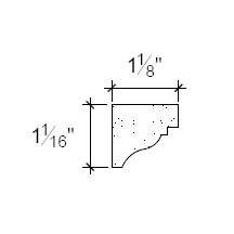 Side View image of Plaster Panel – DC401-308