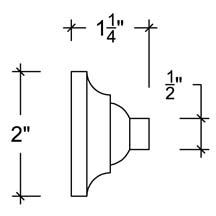 Side View image of Plaster Panel – DC402-084A