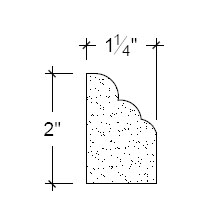 Side View image of Plaster Panel – DC402-205