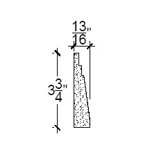 Side View image of Plaster Panel – DC402-239C