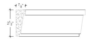 2D View image of Plaster Panel – DC402-247
