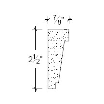 Side View image of Plaster Panel – DC402-247