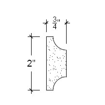 Side View image of Plaster Panel – DC402-276b