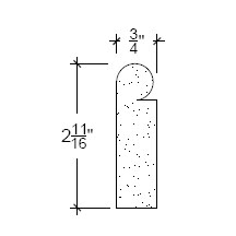 Side View image of Plaster Panel – DC402-297