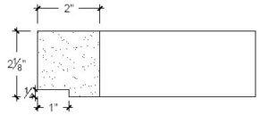 2D View image of Plaster Panel – DC402-382