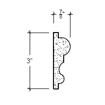 Side View image of Plaster Panel – DC403-116