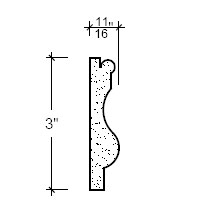 Side View image of Plaster Panel – DC403-120
