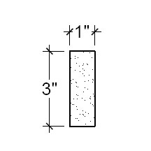 Side View of Plaster Panel – DC403-165A Side View image of Plaster Panel – DC403-165A