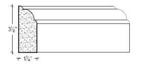 2D View image of Plaster Panel – DC403-205