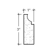 Side View image of Plaster Panel – DC403-255