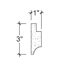 Side View image of Plaster Panel – DC403-276