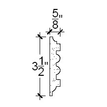 Side View image of Plaster Panel – DC403-333