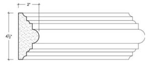 2D View image of Plaster Panel – DC404-064