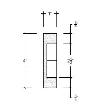 Side View image of Plaster Panel – DC404-100