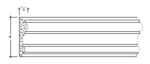 2D View image of Plaster Panel – DC404-110