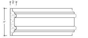 2D View of Plaster Panel – DC404-117 2D View image of Plaster Panel – DC404-117