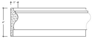 2D View image of Plaster Panel – DC404-119