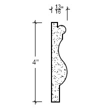 Side View image of Plaster Panel – DC404-120