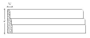 2D View image of Plaster Panel – DC404-206