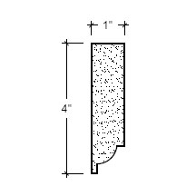 Side View of Plaster Panel – DC404-256 Side View image of Plaster Panel – DC404-256
