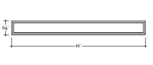 2D View image of Plaster Panel – DC405-106