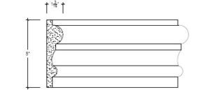 2D View image of Plaster Panel – DC405-116