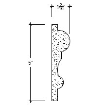 Side View image of Plaster Panel – DC405-116