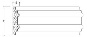 2D View image of Plaster Panel – DC405-117