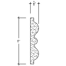 Side View of Plaster Panel – DC405-118 Side View image of Plaster Panel – DC405-118