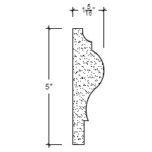 Side View of Plaster Panel – DC405-119 Side View image of Plaster Panel – DC405-119